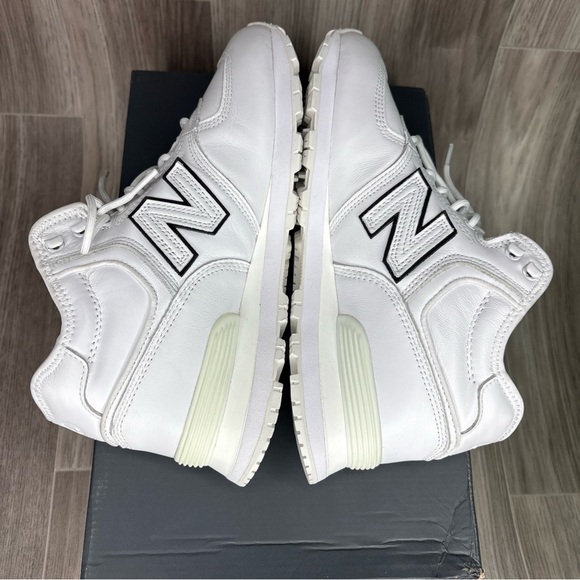 New Balance White High-Top Sneakers main image 4